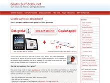 Tablet Screenshot of gratis.surf-stick.net